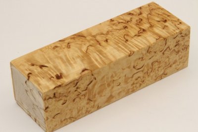 Bloc pour la coutellerie, Bouleau madr&eacute;, ref:BBM74285