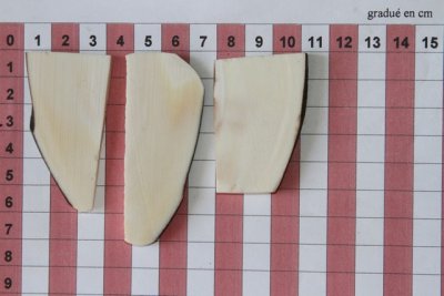 Z-Plaquettes pour la coutellerie, d&eacute;fense de phacoch&egrave;re, lot,  ref:PPHACO74333