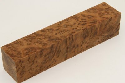 Bloc pour la coutellerie, Ronce de Thuya du Maroc, ref:BLpTM74414