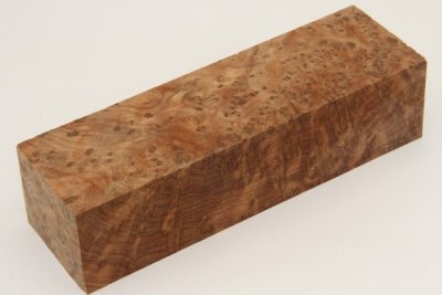 Bloc pour la coutellerie, Ronce de Thuya du Maroc, ref:BLpTM74415