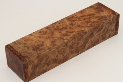 Bloc pour la coutellerie, Ronce de Thuya du Maroc, ref:BLpTM74426