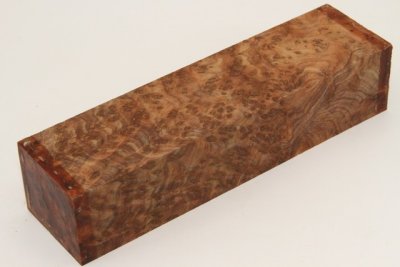 Bloc pour la coutellerie, Ronce de Thuya du Maroc, ref:BLpTM74427