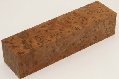 Bloc pour la coutellerie, Ronce de Thuya du Maroc, ref:BLpTM74417