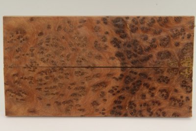 Plaquettes pour la coutellerie, Ronce de Thuya du Maroc, ref:PLpTM74422