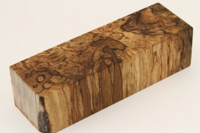 Bloc pour la coutellerie, H&ecirc;tre &eacute;chauff&eacute; stabilis&eacute; naturel, ref:BHs74508na