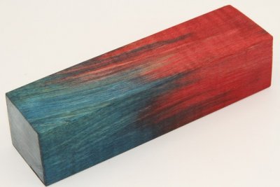 Bloc pour la coutellerie, Erable sycomore ond&eacute; stabilis&eacute; multicolore, ref:BESOs74517mu