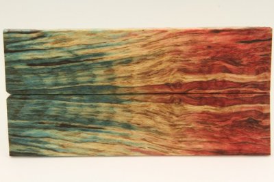 Plaquettes pour la coutellerie, H&ecirc;tre &eacute;chauff&eacute; stabilis&eacute; multicolore, ref:PHs74533mu