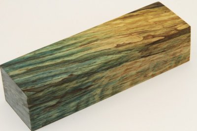 Bloc pour la coutellerie, H&ecirc;tre &eacute;chauff&eacute; stabilis&eacute; multicolore, ref:BHs74540mu
