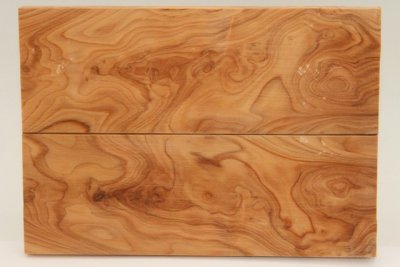 Plaquettes pour la coutellerie, loupe d'If, ref:PIF74595