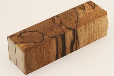 Bloc pour la coutellerie, H&ecirc;tre &eacute;chauff&eacute; stabilis&eacute; naturel, ref:BHs74643na