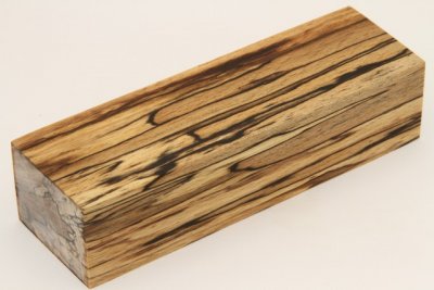 Bloc pour la coutellerie, H&ecirc;tre &eacute;chauff&eacute; stabilis&eacute; naturel, ref:BHs74644na