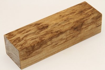 Bloc pour la coutellerie, loupe de Fr&ecirc;ne stabilis&eacute;e naturelle, ref:BLpFs74691na