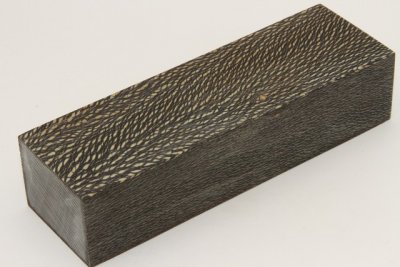 Bloc pour la coutellerie, Platane stabilis&eacute; noir, ref:BPLs74725nr