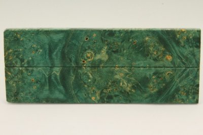 Plaquettes pour la coutellerie, Loupe d'Erable N&eacute;gundo stabilis&eacute; vert, ref:PLpErs74772ve
