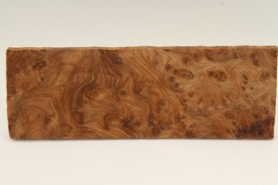 Plaquette pour la coutellerie, Ronce de Thuya du Maroc, ref:PLpTM74902