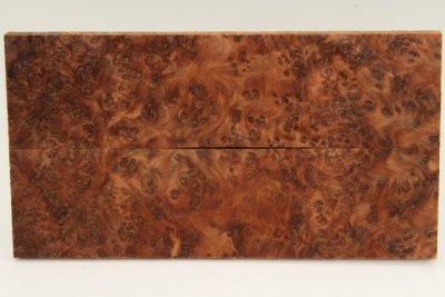 Plaquettes pour la coutellerie, Ronce de Thuya du Maroc, ref:PLpTM74909
