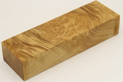 Bloc pour la coutellerie, loupe d'Acacia, ref:BLpAc75103