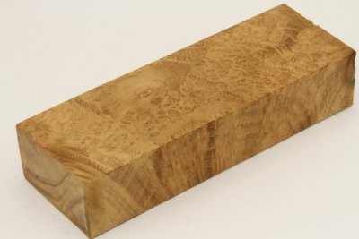 Bloc pour la coutellerie, loupe d'Acacia, ref:BLpAc75107