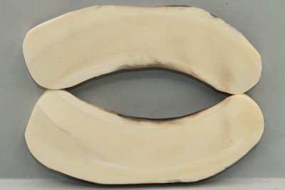 Plaquettes pour la coutellerie, d&eacute;fense de phacoch&egrave;re, ref:PPHACO75115