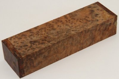Bloc pour la coutellerie, Ronce de Thuya du Maroc, ref:BLpTM75253