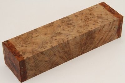Bloc pour la coutellerie, Ronce de Thuya du Maroc, ref:BLpTM75259