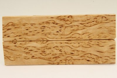 Plaquettes pour la coutellerie, Bouleau madr&eacute;, ref:PBM75277