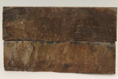 Plaquettes pour la coutellerie, corne de buffle avec cro&ucirc;te, ref:PCrBUF75417