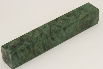 Carrelet &agrave; stylo, Loupe de Peuplier stabilis&eacute;e verte, ref:SLpPEs75459ve