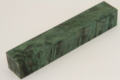 Carrelet &agrave; stylo, Loupe de Peuplier stabilis&eacute;e verte, ref:SLpPEs75464ve
