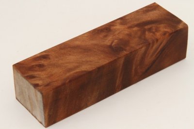 Bloc pour la coutellerie, Loupe de S&eacute;quoia stabilis&eacute;e naturelle, ref:BLpSqs75473