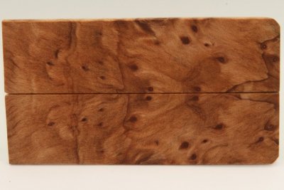 Plaquettes pour la coutellerie, Loupe de S&eacute;quoia stabilis&eacute;e naturelle, ref:PLpSqs75476