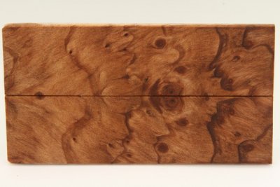 Plaquettes pour la coutellerie, Loupe de S&eacute;quoia stabilis&eacute;e naturelle, ref:PLpSqs75478