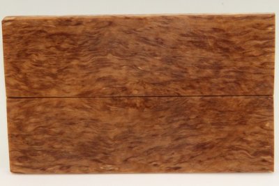 Plaquettes pour la coutellerie, Bouleau de Car&eacute;lie stabilis&eacute; naturel, ref:PBMs75611na