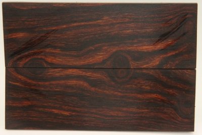 C-Plaquettes pour la coutellerie, loupe de Bois de fer d'Arizona, ref:PLpBF75661