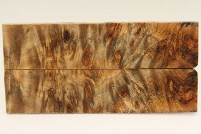Plaquettes pour la coutellerie, Loupe de Peuplier stabilis&eacute; naturel, ref:PLpPEs75863na