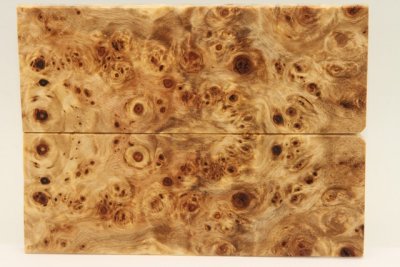 Plaquettes pour la coutellerie, Loupe de Peuplier stabilis&eacute; naturel, ref:PLpPEs75867na