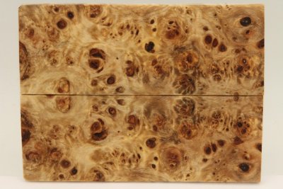 Plaquettes pour la coutellerie, Loupe de Peuplier stabilis&eacute; naturel, ref:PLpPEs75869na