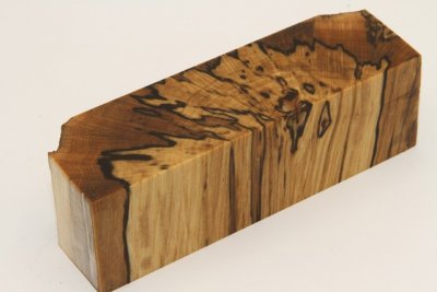 Bloc pour la coutellerie, H&ecirc;tre &eacute;chauff&eacute; stabilis&eacute; naturel, ref:BHs75872na