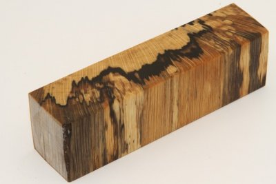 Bloc pour la coutellerie, H&ecirc;tre &eacute;chauff&eacute; stabilis&eacute; naturel, ref:BHs75873na