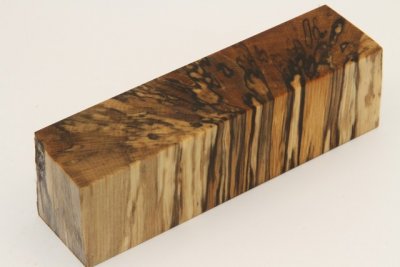 Bloc pour la coutellerie, H&ecirc;tre &eacute;chauff&eacute; stabilis&eacute; naturel, ref:BHs75874na