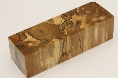 Bloc pour la coutellerie, H&ecirc;tre &eacute;chauff&eacute; stabilis&eacute; naturel, ref:BHs75877na