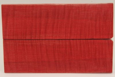 Plaquettes pour la coutellerie, Erable sycomore stabilis&eacute; rouge, ref:PESOs76025r