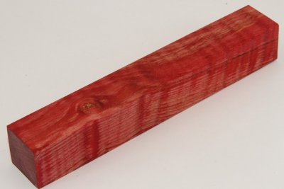 Carrelet &agrave; stylo, Erable sycomore ond&eacute; stabilis&eacute; rouge, ref:SESOs76036r