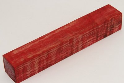 Carrelet &agrave; stylo, Erable sycomore ond&eacute; stabilis&eacute; rouge, ref:SESOs76038r