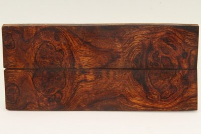 C-Plaquettes pour la coutellerie, loupe de Bois de fer d'Arizona, ref:PLpBF76064