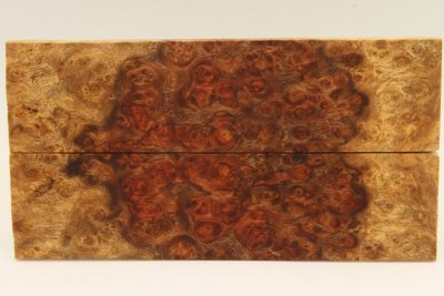 Plaquettes pour la coutellerie, Loupe d'Amboine rouge, ref:PLpAmb76109