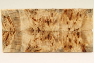 Plaquettes pour la coutellerie, Loupe de Peuplier stabilis&eacute; naturel, ref:PLpPEs76118na