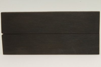 Plaquettes pour la coutellerie, Eb&egrave;ne noire, ref:PEbN76322