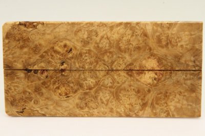 Plaquettes pour la coutellerie, Loupe d'Erable N&eacute;gundo stabilis&eacute; naturel, ref:PLpErs76342na