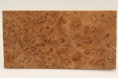 Plaquettes pour la coutellerie, Ronce de Thuya du Maroc, ref:PLpTM76460
